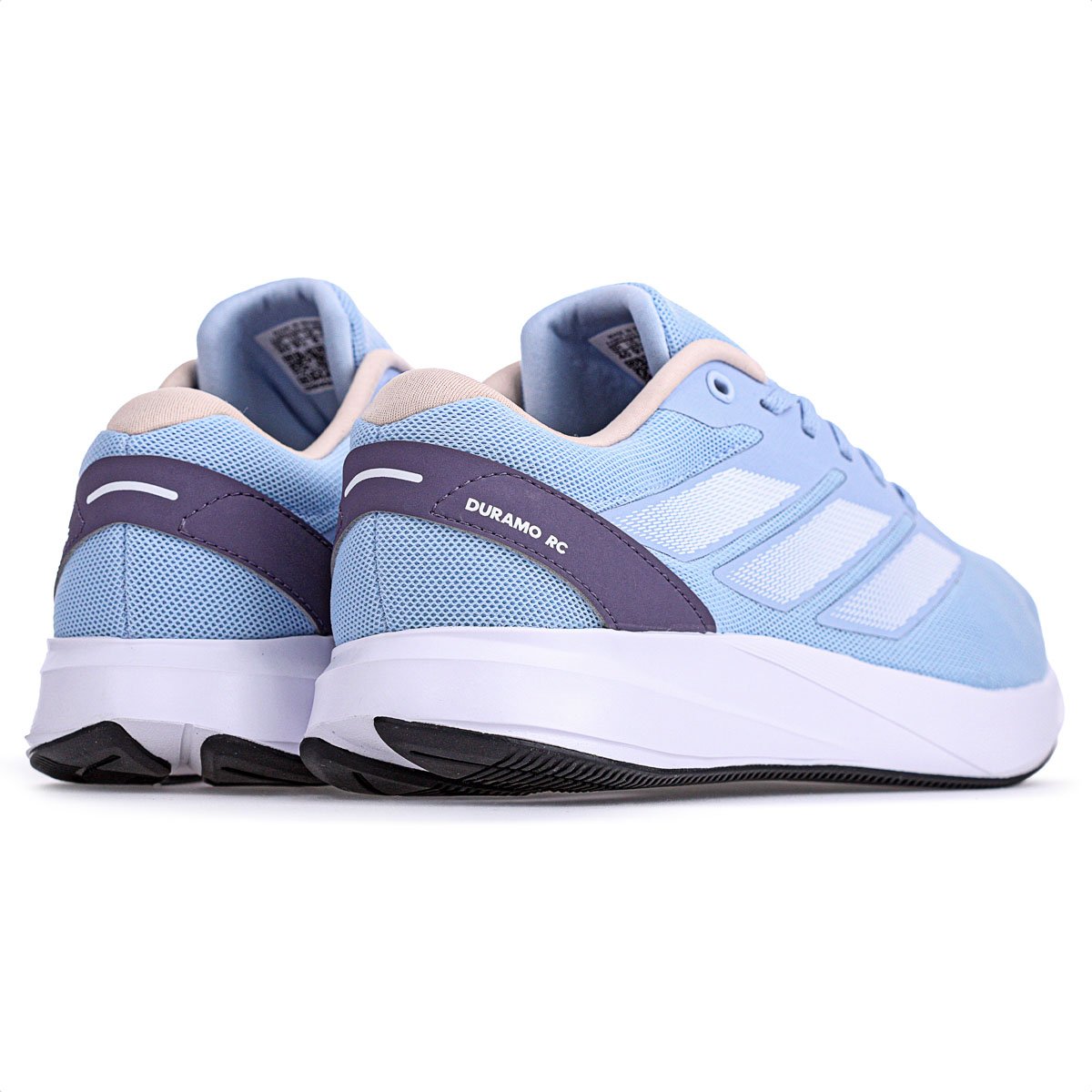 Tenis Adidas Duramo RC Azul Claro Branco e Roxo - Feminino Azul 4