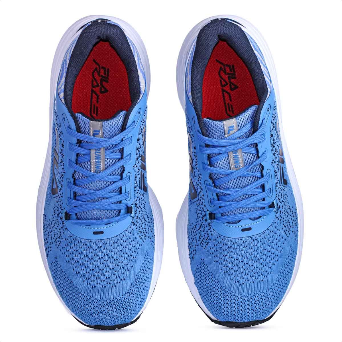 Tenis Fila Racer Nairobi Azul Claro e Cinza - Masculino  Azul 6