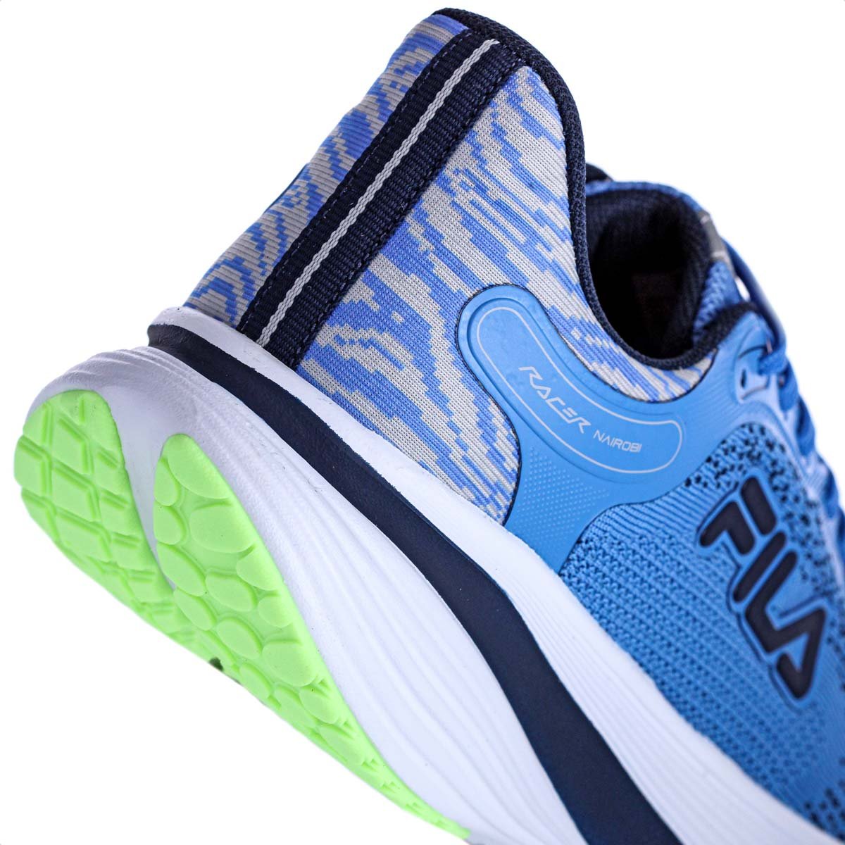 Tenis Fila Racer Nairobi Azul Claro e Cinza - Masculino  Azul 9