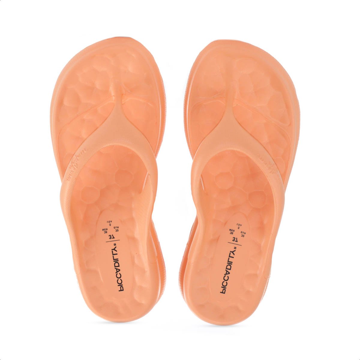 Chinelo Piccadilly Marshmallow Laranja Salmao - Feminino