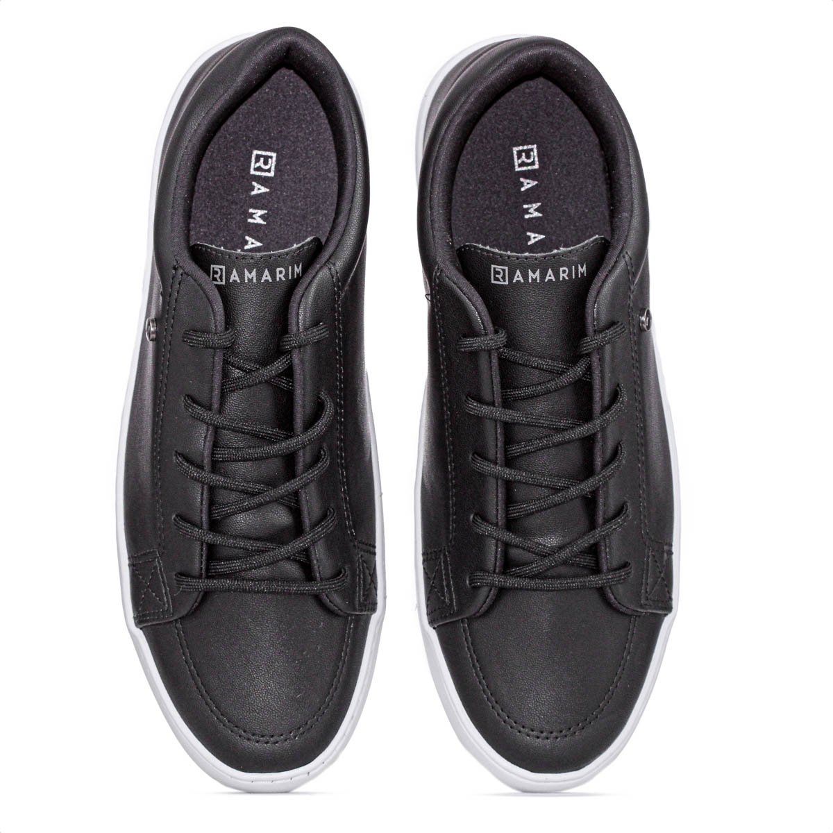 Tenis Ramarim Preto e Branco 2376224-5 - Feminino Preto 5