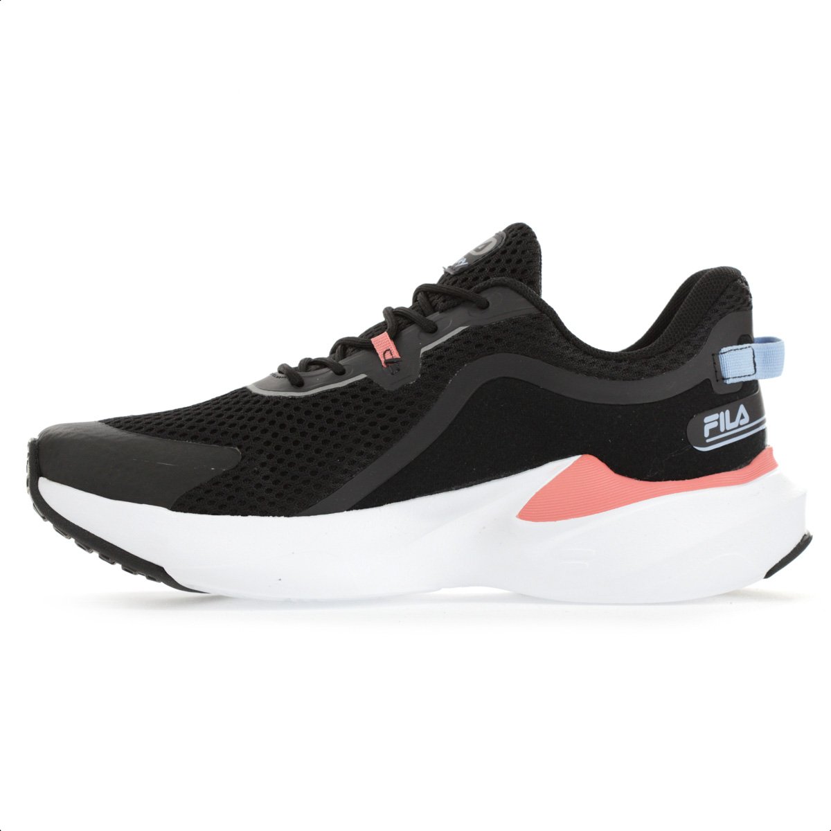 Tenis Fila Recovery Preto e Branco - Feminino Preto 2