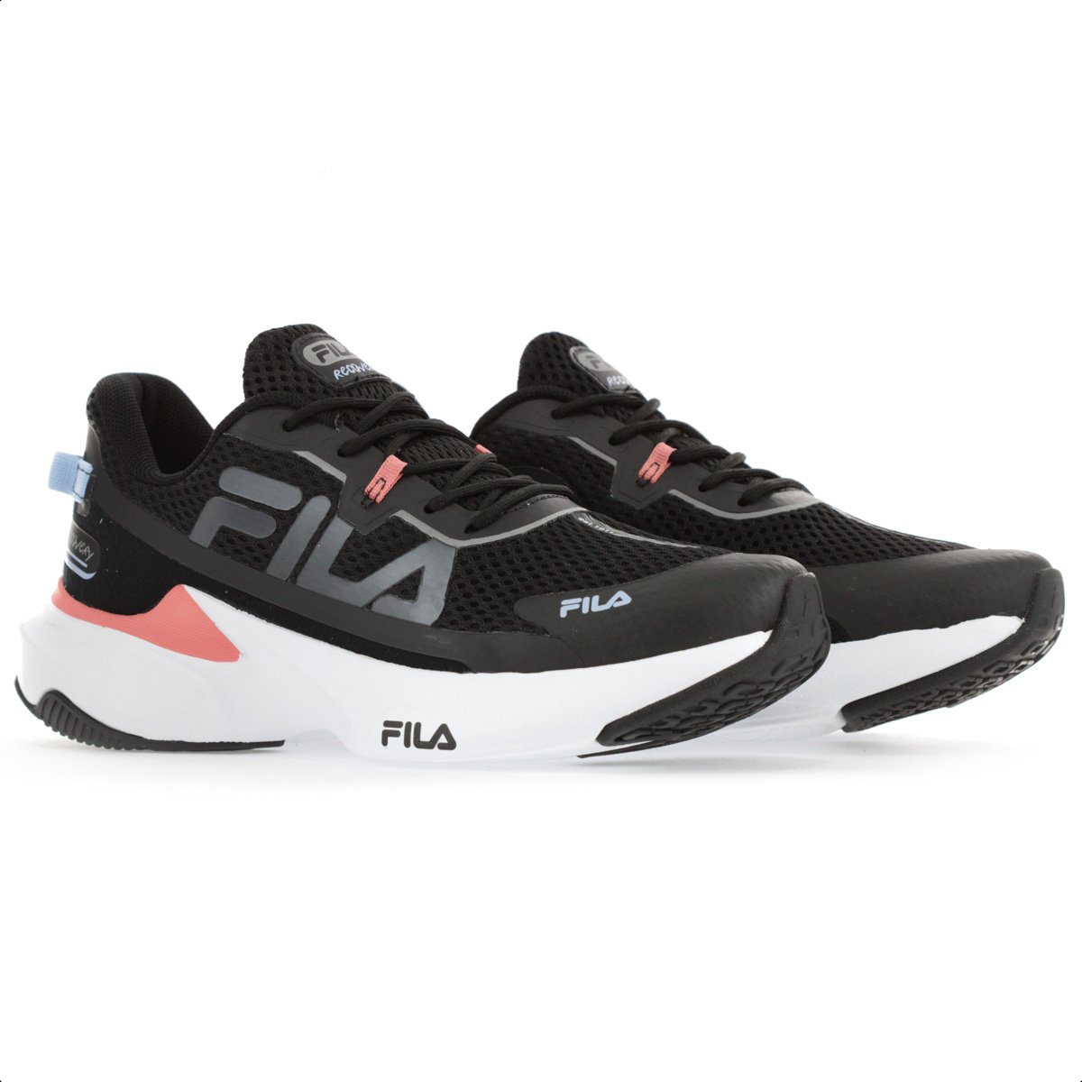 Tenis Fila Recovery Preto e Branco - Feminino Preto 3