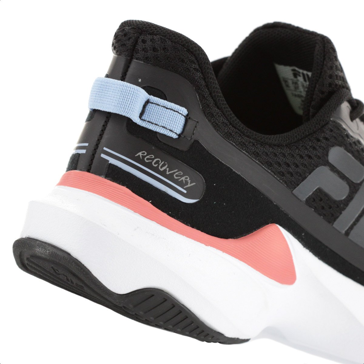 Tenis Fila Recovery Preto e Branco - Feminino Preto 8