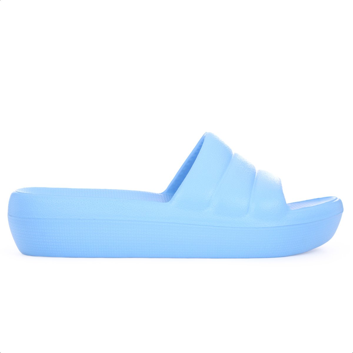 Chinelo Piccadilly Slide Marshmallow Azul Celeste - Feminino