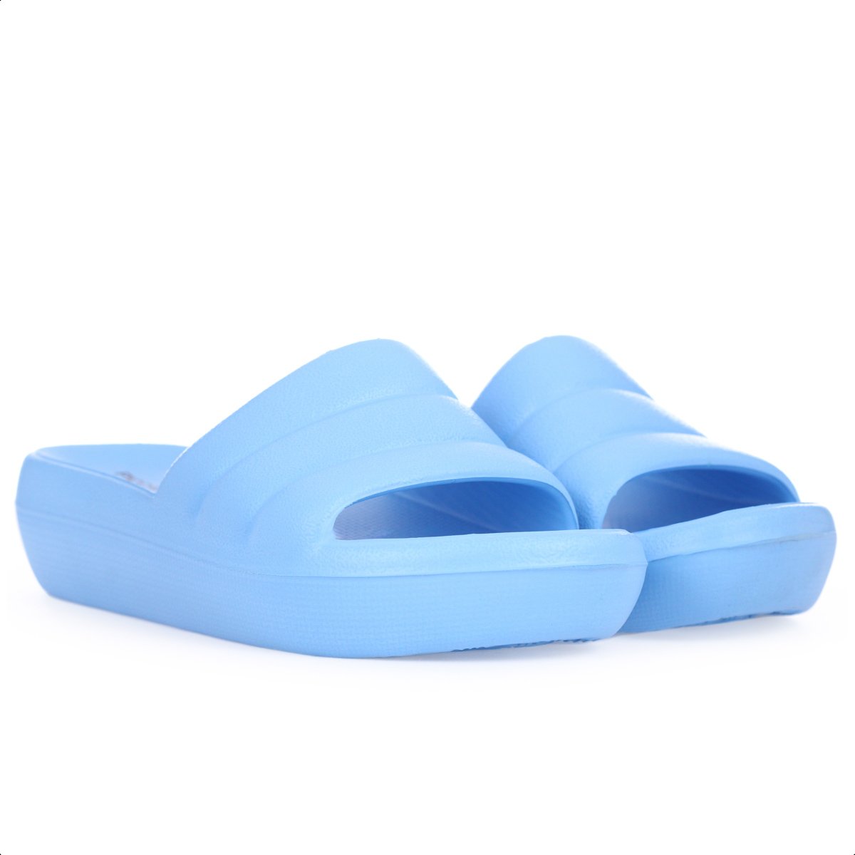 Chinelo Piccadilly Slide Marshmallow Azul Celeste - Feminino Azul 3