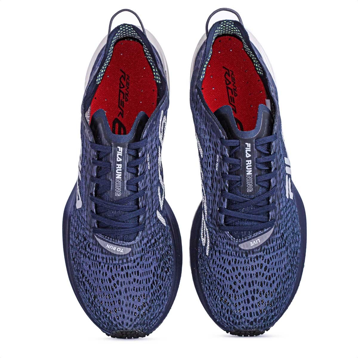 Tenis Fila KR6 Azul Granito Marinho e Verde - Masculino Azul 5