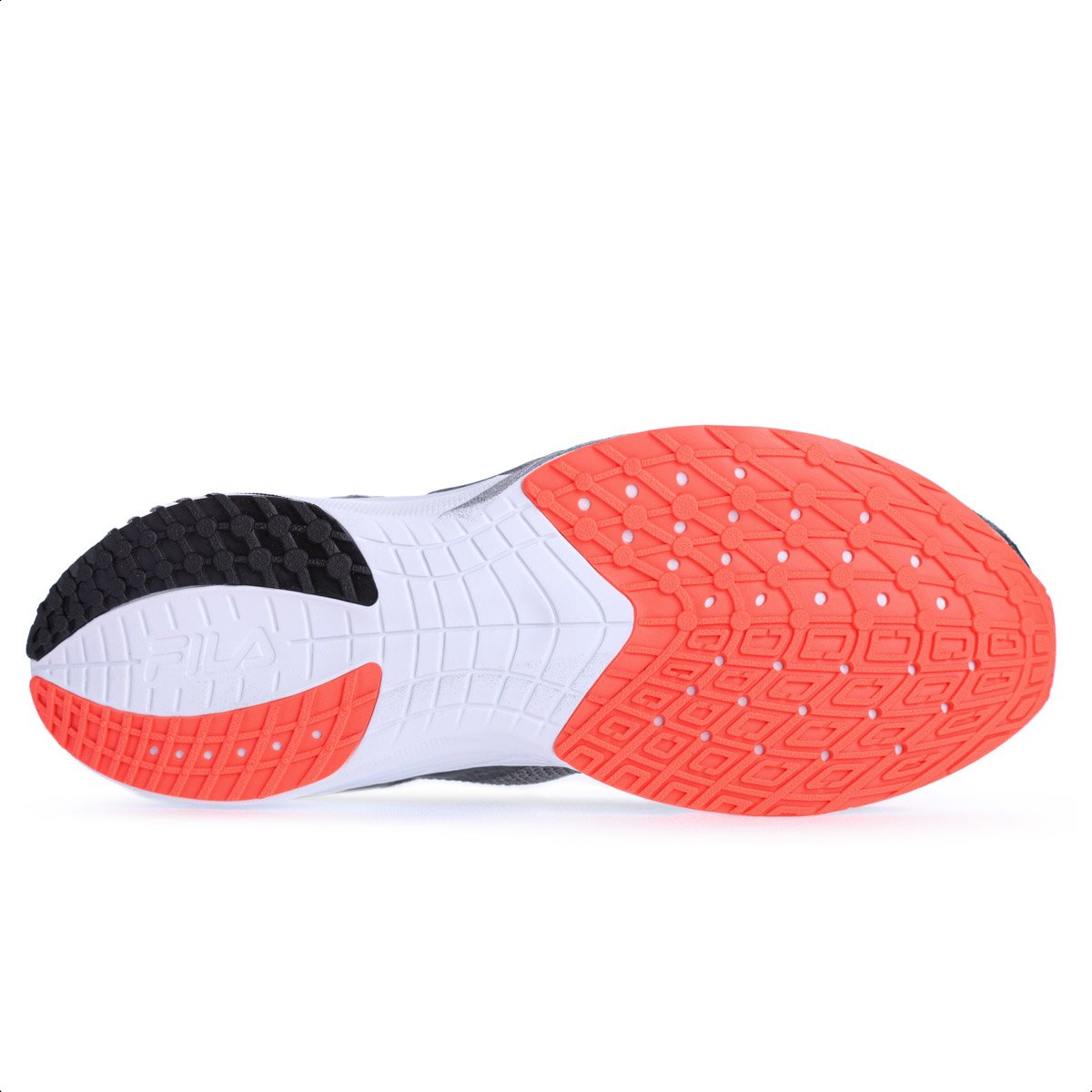 Tenis Fila Racer T2 S Grafite Preto e Coral - Masculino Cinza 7