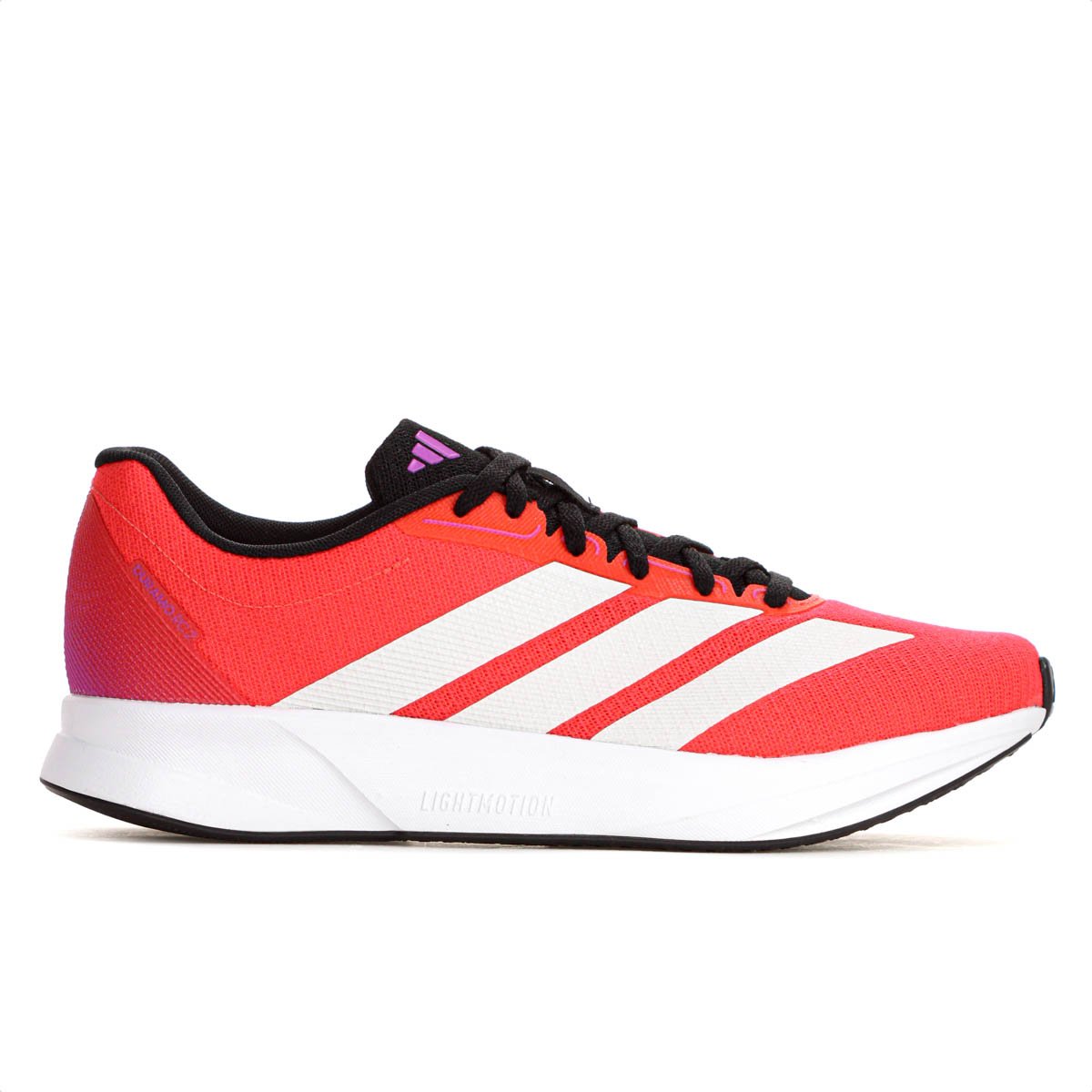 Tenis Adidas Duramo RC2 Vermelho Neon Branco e Lilas - Masculino        