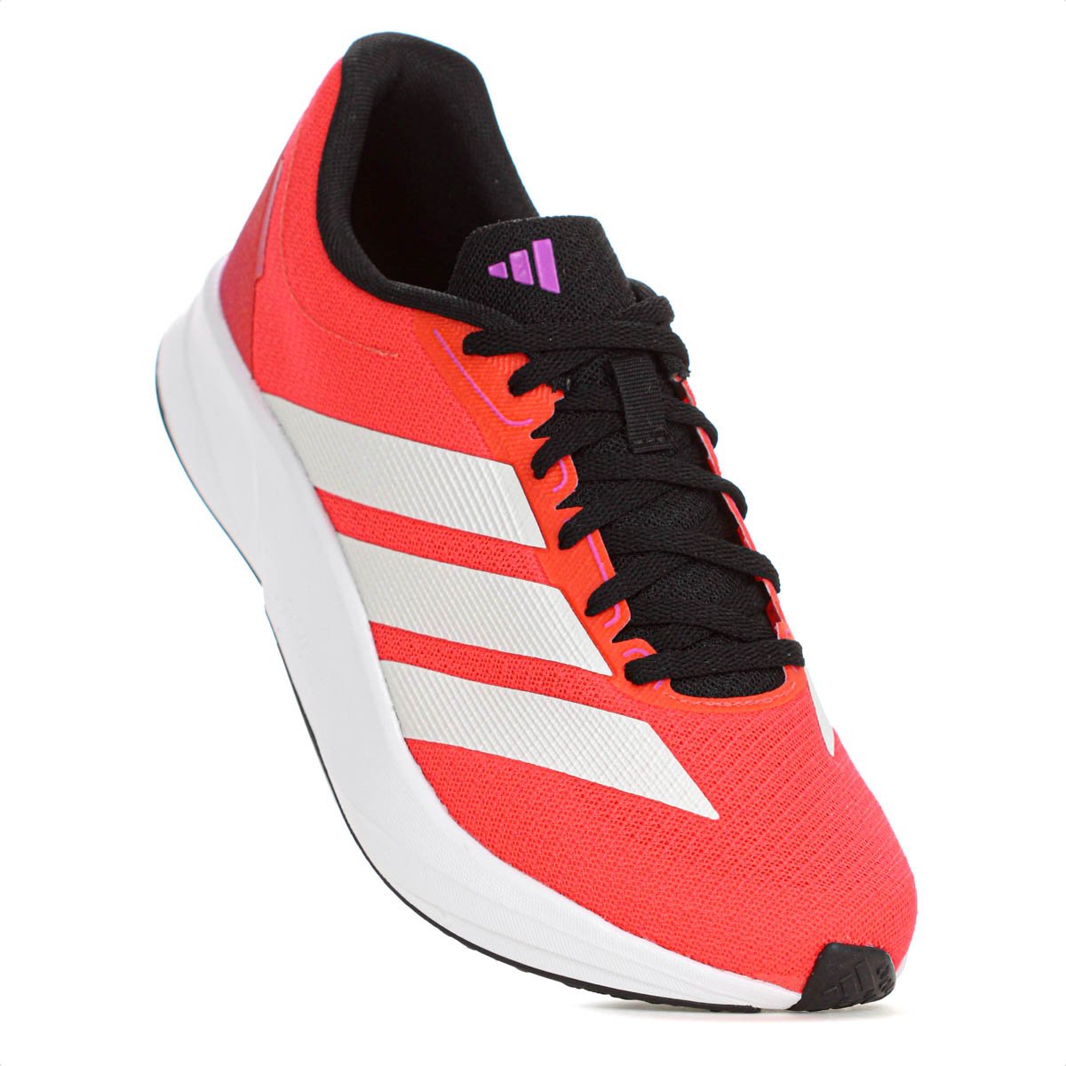 Tenis Adidas Duramo RC2 Vermelho Neon Branco e Lilas - Masculino         Vermelho 5