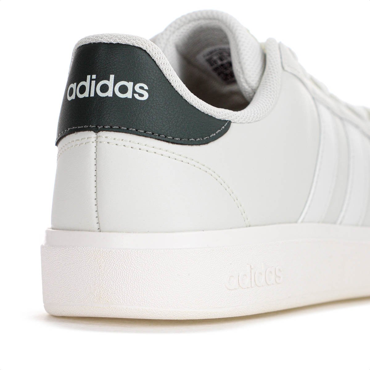 Tenis Adidas Grand Court Base 2.0 Cinza Claro e Verde - Masculino Cinza 7