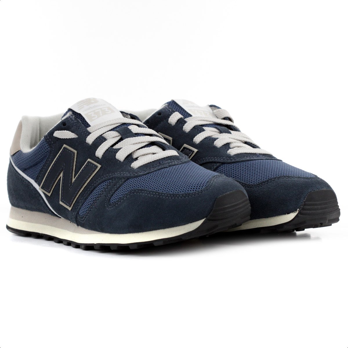 Tenis New Balance ML373V2 Marinho e Bege - Masculino Azul 3