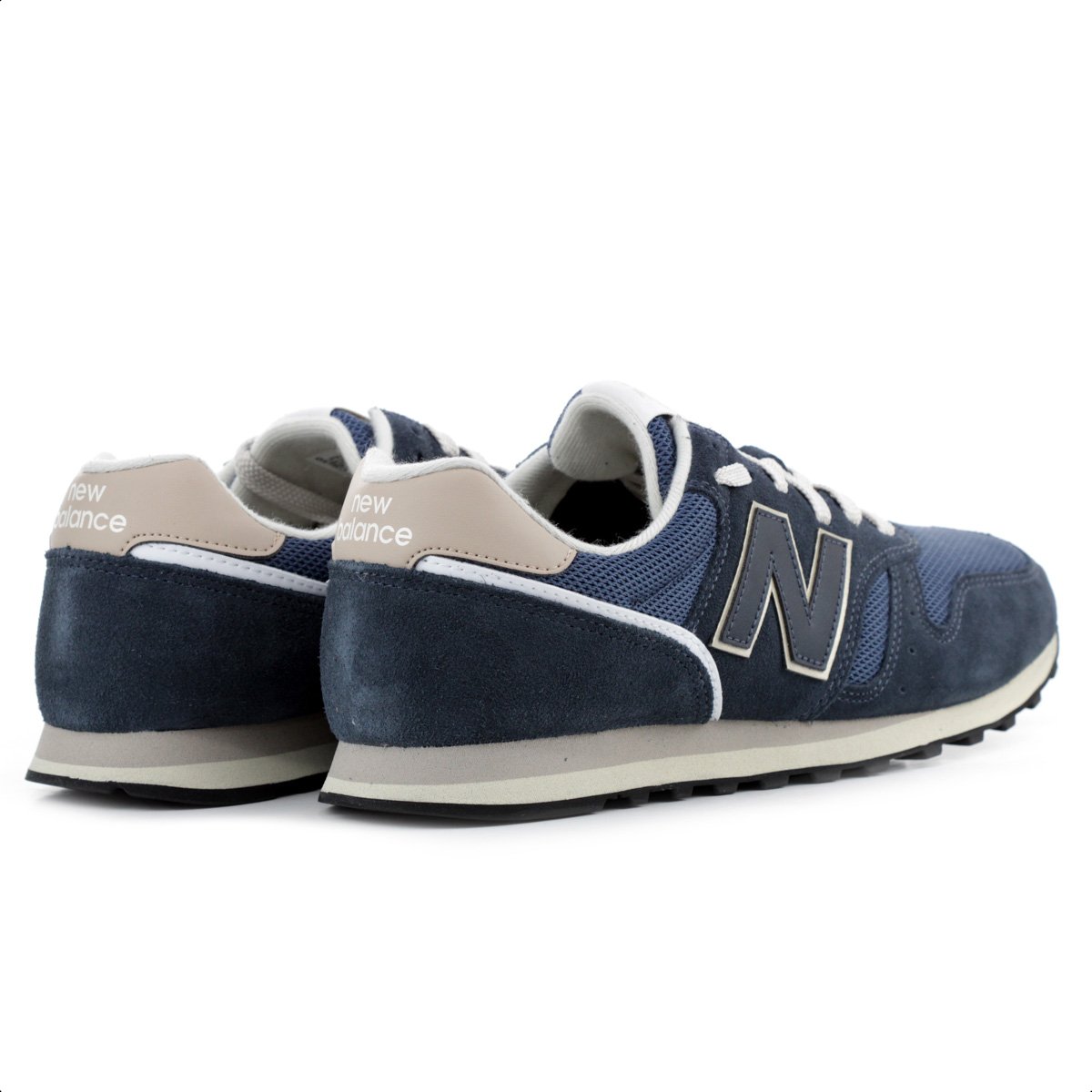 Tenis New Balance ML373V2 Marinho e Bege - Masculino Azul 4