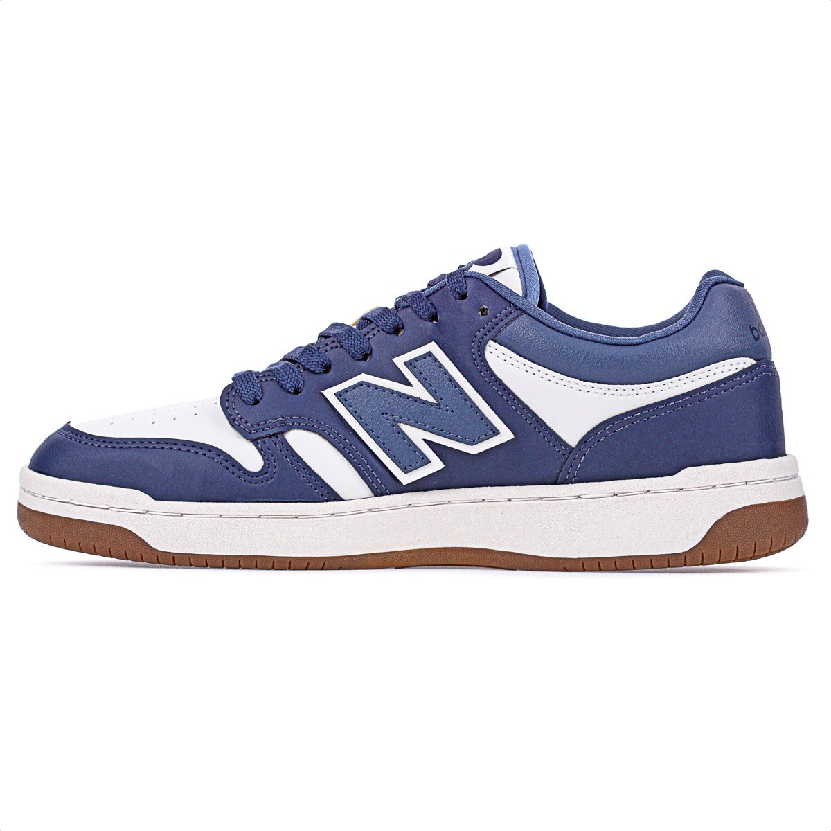 Tenis New Balance 480 Low Azul Marinho - Masculino Azul Escuro/Branco 2