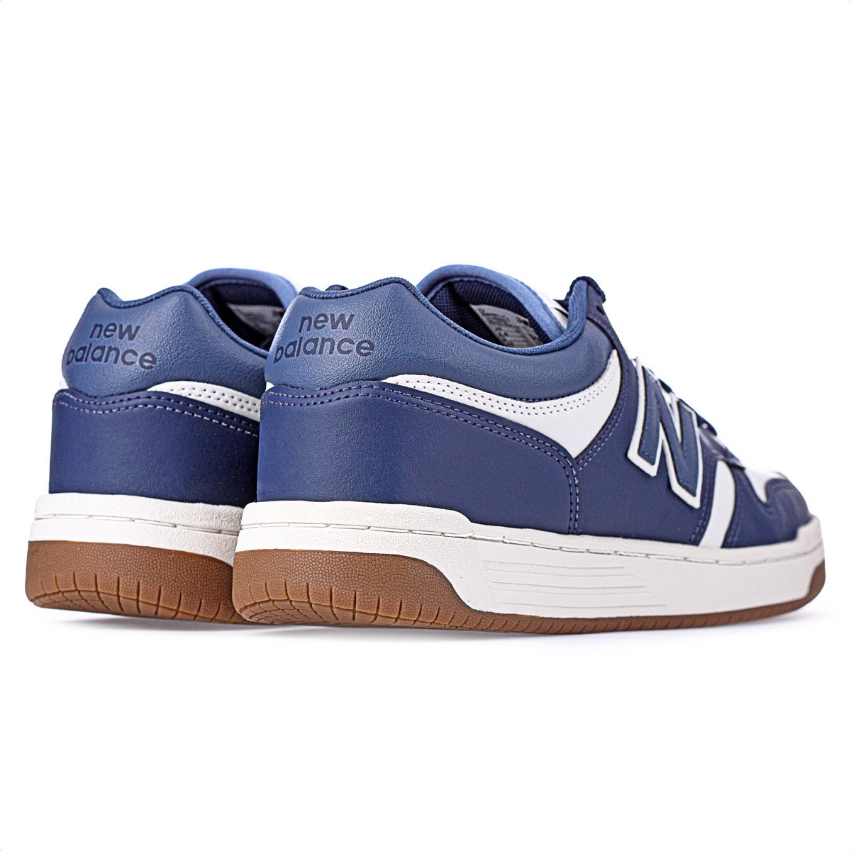 Tenis New Balance 480 Low Azul Marinho - Masculino Azul Escuro/Branco 4