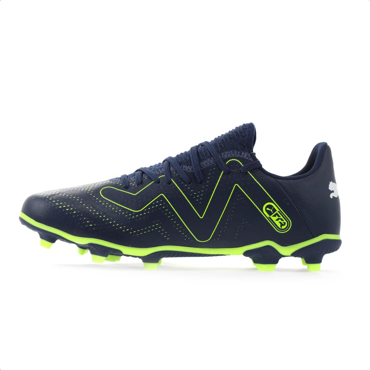 Chuteira Puma Campo Future Play FG/AG Persian Marinho e Verde - Masculino Azul/Verde 2