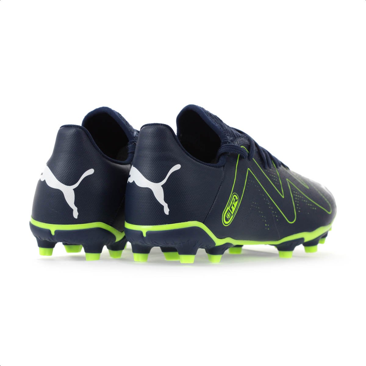 Chuteira Puma Campo Future Play FG/AG Persian Marinho e Verde - Masculino Azul/Verde 4