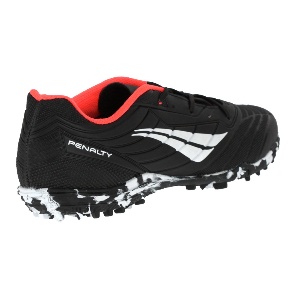 Chuteira Penalty Society Matis Kids XXI Preta e Branca - Infantil Preto 4
