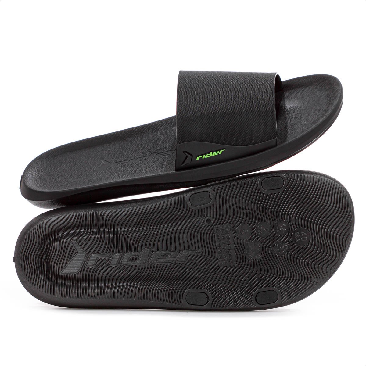 Chinelo Rider Feel Slide Preto - Masculino Preto 10