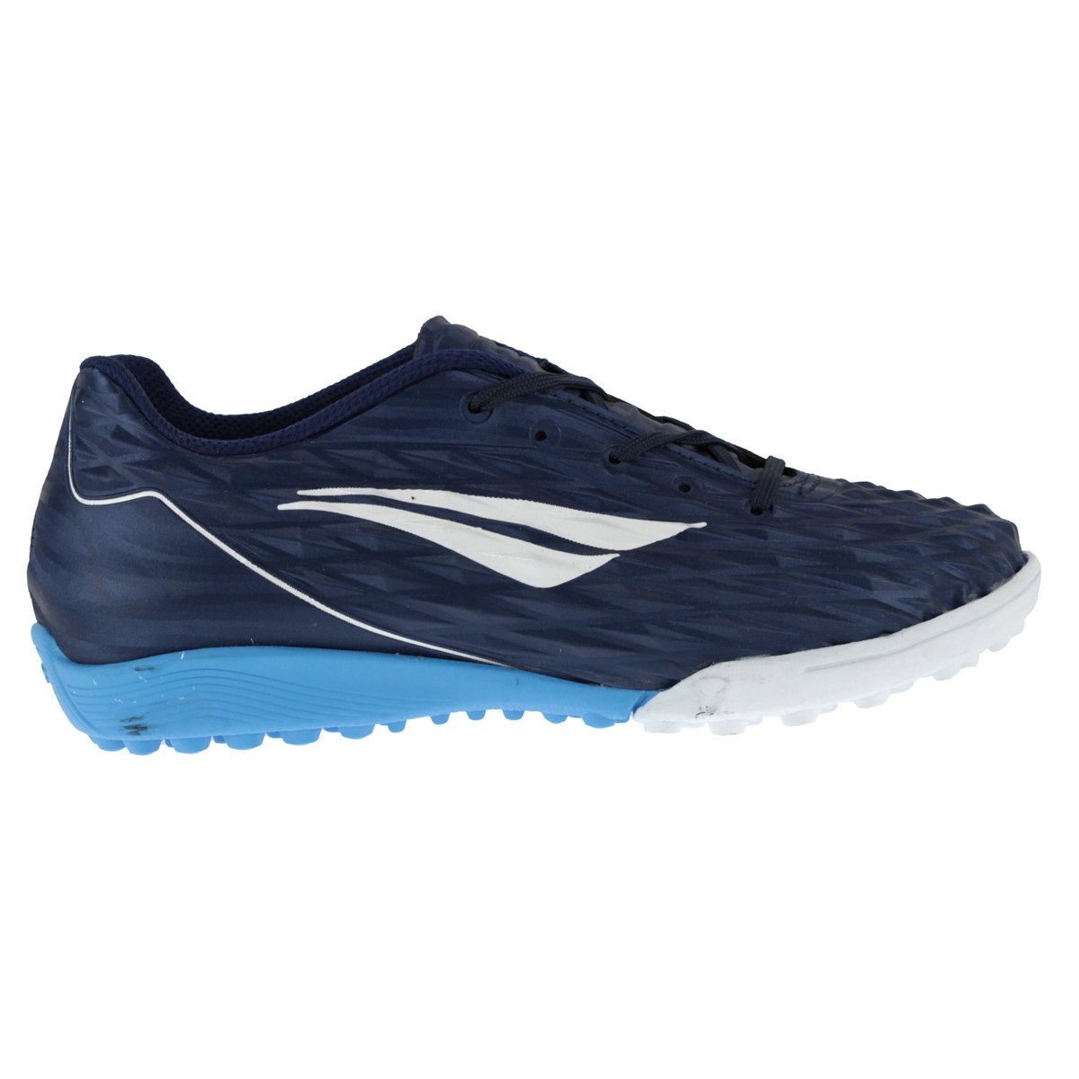 Chuteira Penalty Society Se7e XXI Azul e Branca - Infantil