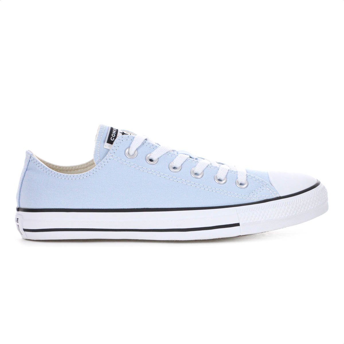 Tenis Converse Chuck Taylor Seasonal All Star Cano Baixo Azul Claro - Feminino