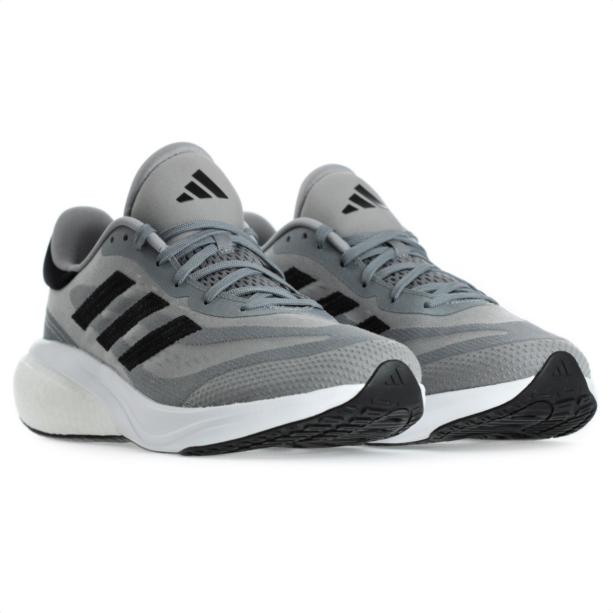 Tenis Adidas Supernova 3 Cinza e Preto - Masculino Cinza 3