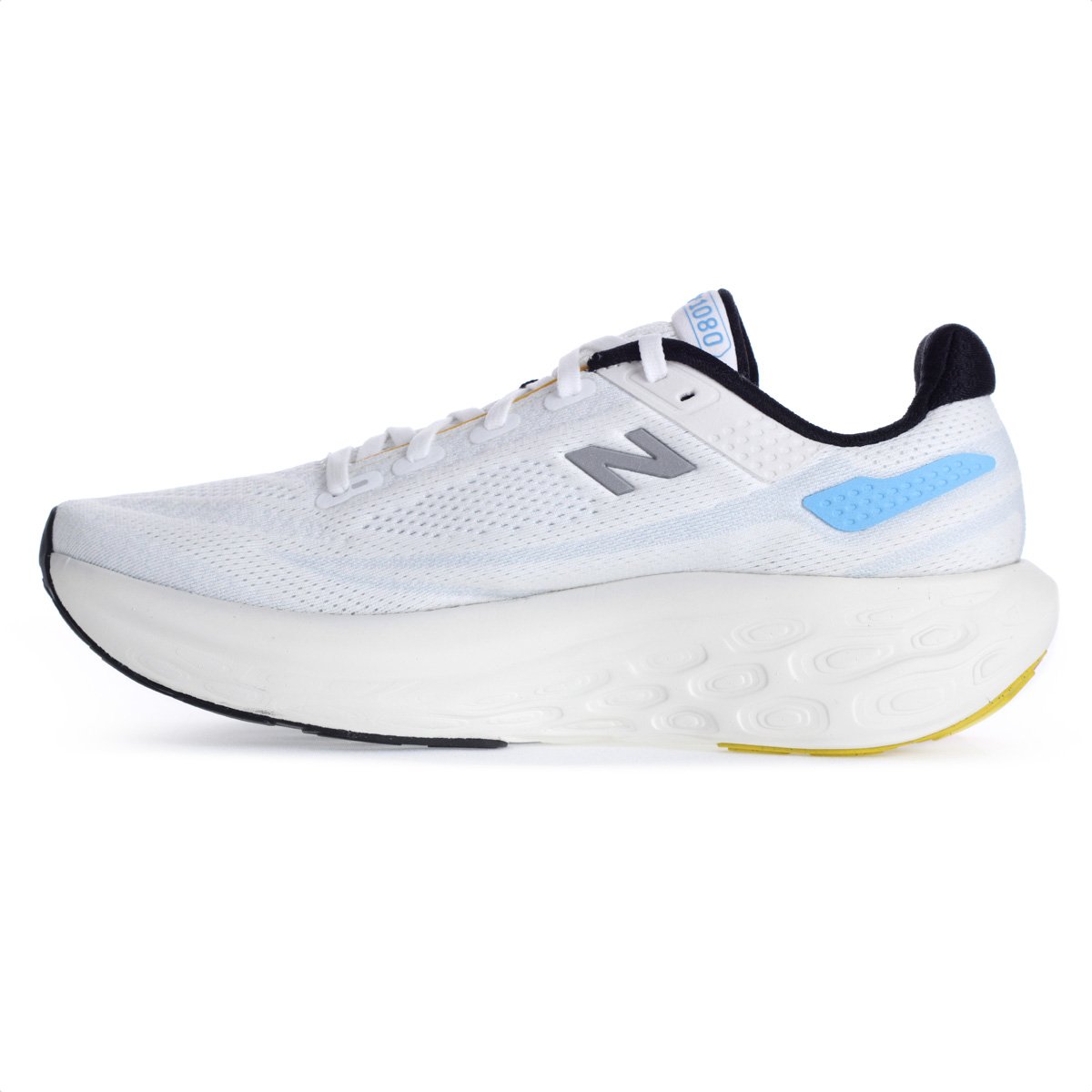 Tenis New Balance 1080 V13 Branco e Preto - Masculino Branco 3