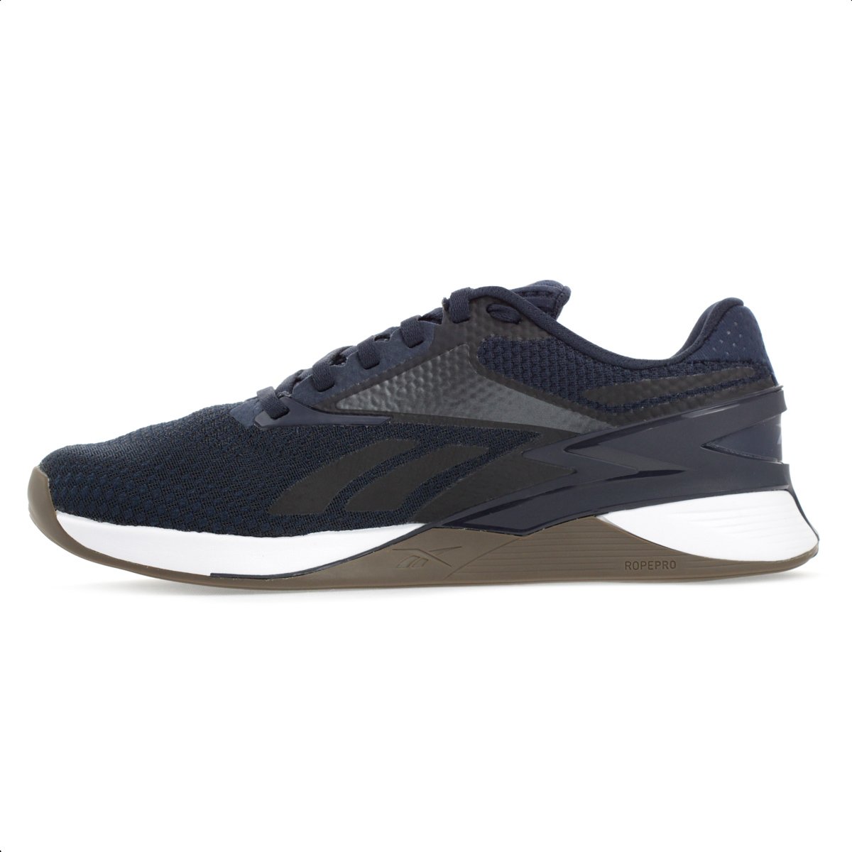 Tenis Reebok Nano X3 Marinho e Marrom - Masculino Preto 2