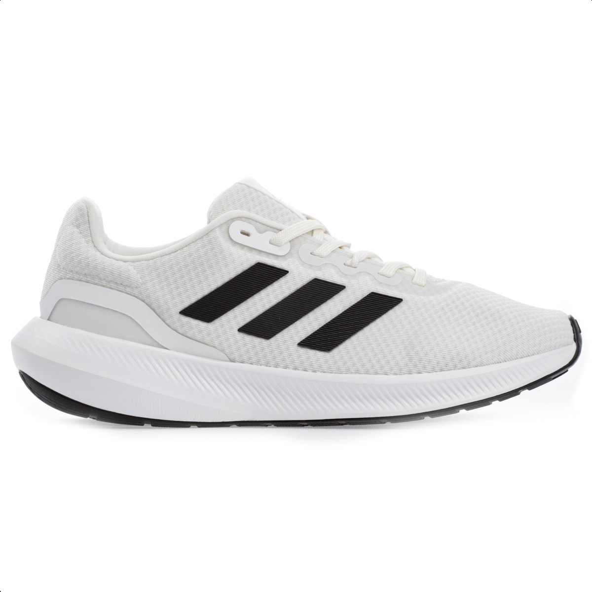 Tenis Adidas Runfalcon 3.0 Branco e Preto - Masculino