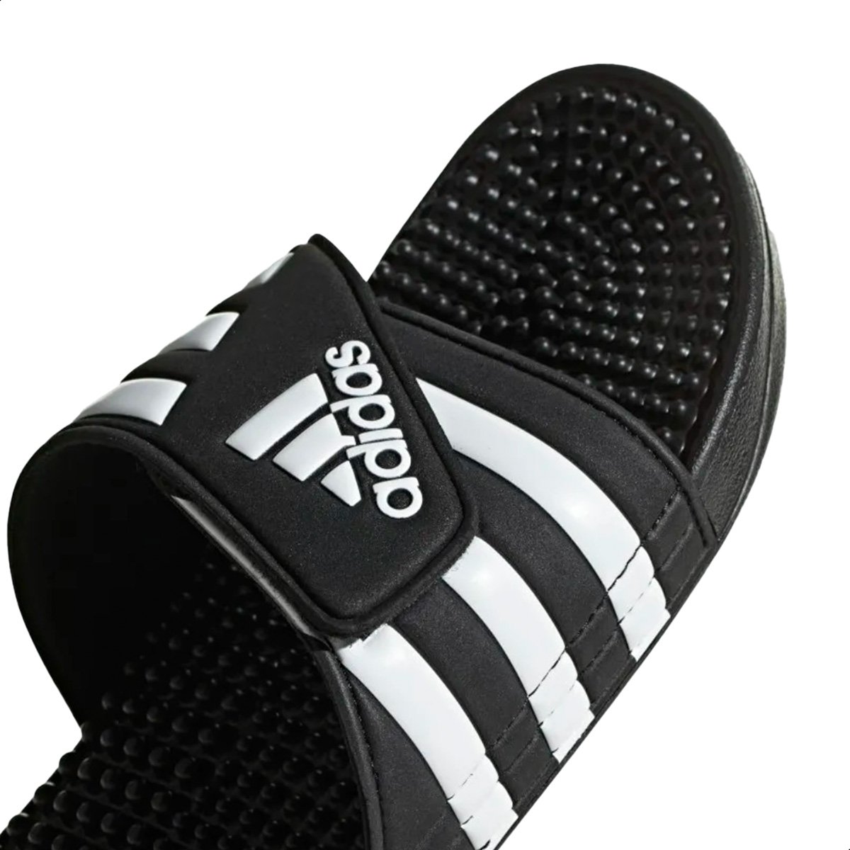 Chinelo Adidas Adissage Preto e Branco - Unissex Preto 4