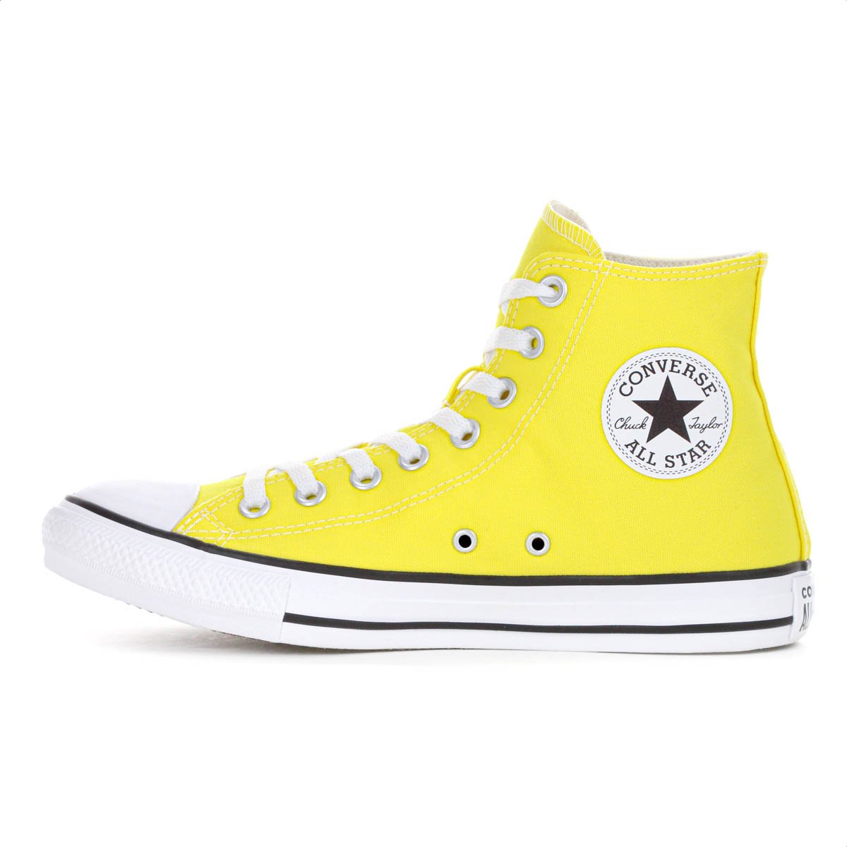 Tenis Converse Chuck Taylor Seasonal All Star Cano Alto Amarelo - Feminino Amarelo 2