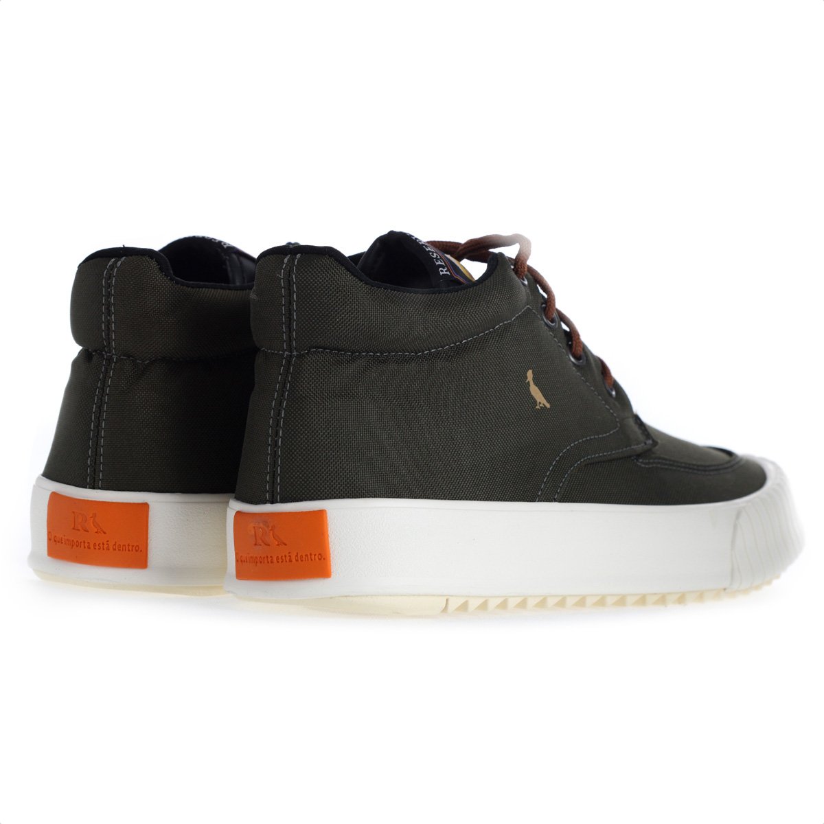 Tenis Reserva Captoe HI Camp Verde e Branco - Masculino Verde 5