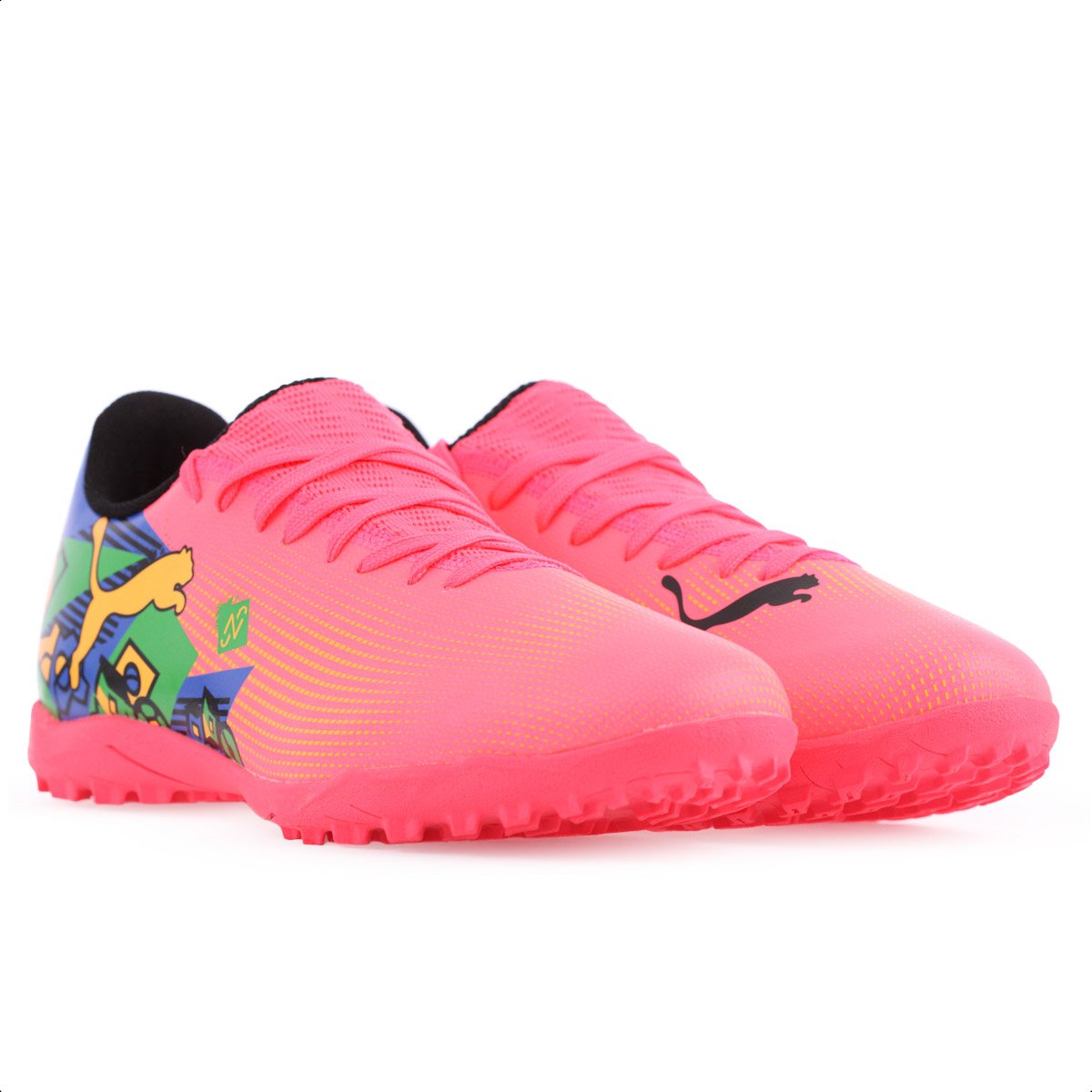 Chuteira Puma Society Future 7 Play NJR TT BDP Rosa - Masculino Rosa 3