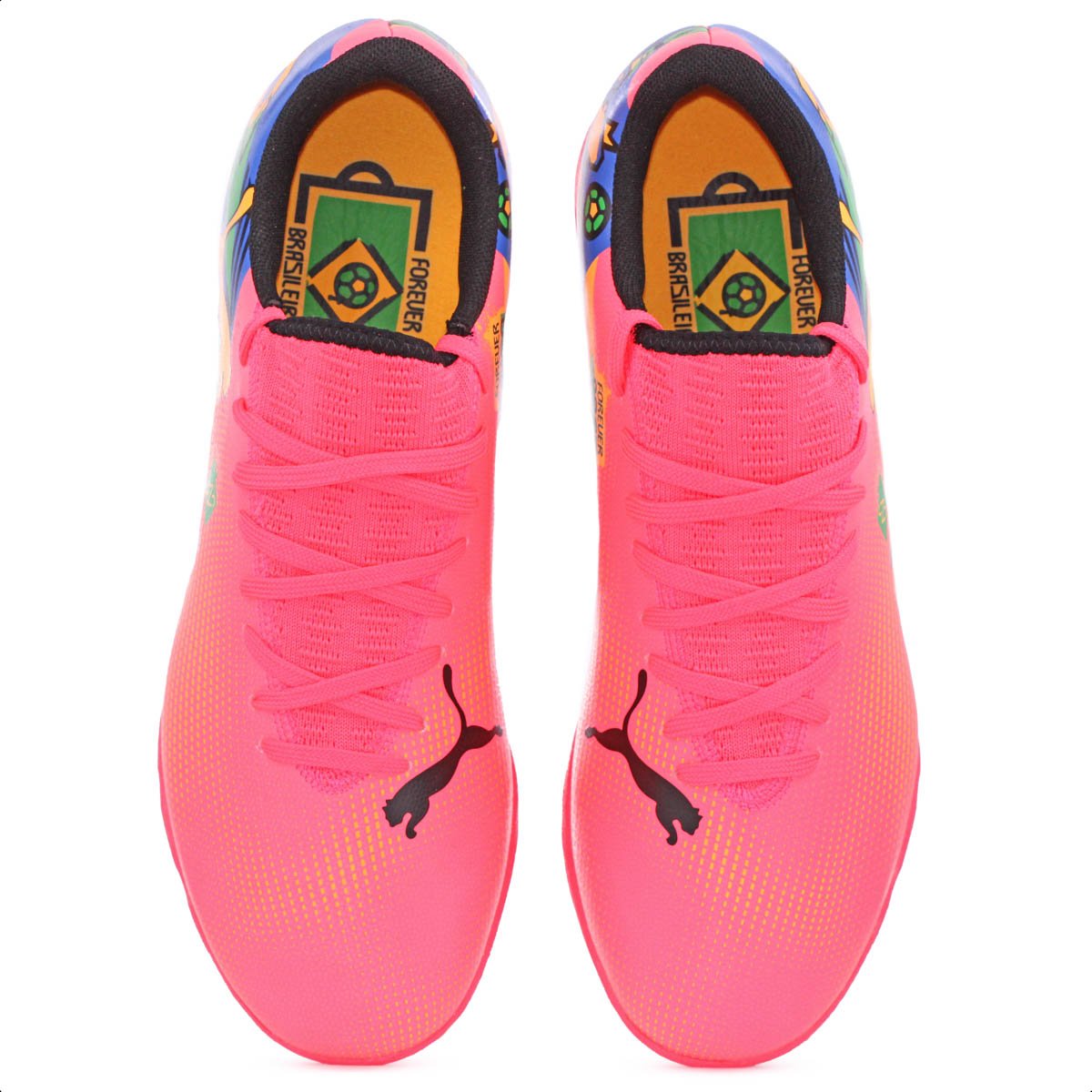 Chuteira Puma Society Future 7 Play NJR TT BDP Rosa - Masculino Rosa 5