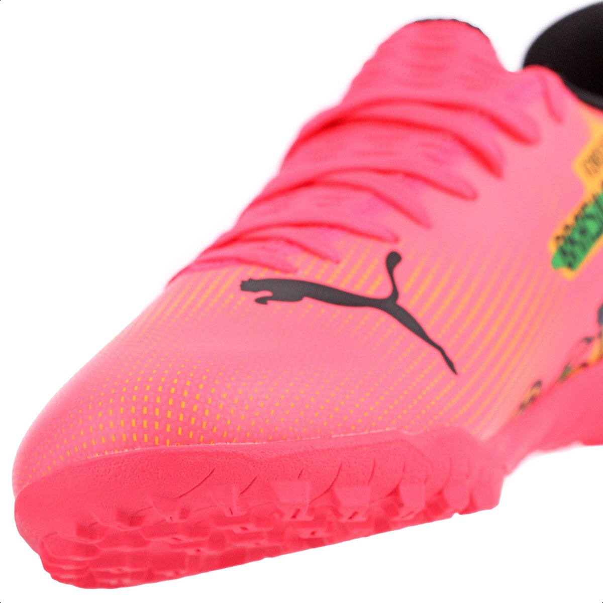 Chuteira Puma Society Future 7 Play NJR TT BDP Rosa - Masculino Rosa 7