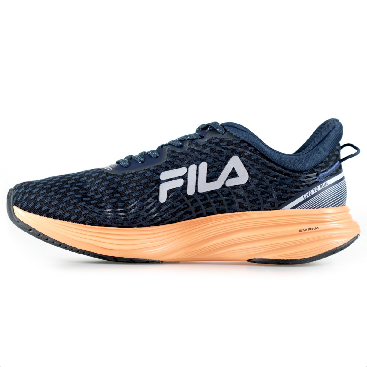 Tenis Fila Racer Curve Marinho e Laranja - Masculino Azul/Laranja 2
