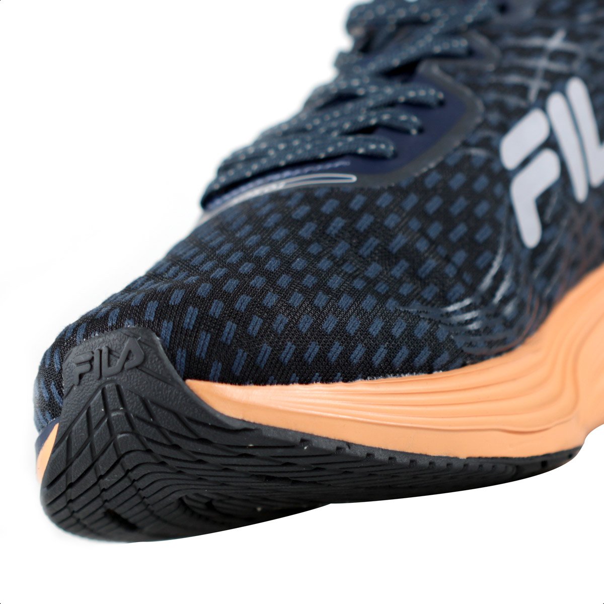 Tenis Fila Racer Curve Marinho e Laranja - Masculino Azul/Laranja 7