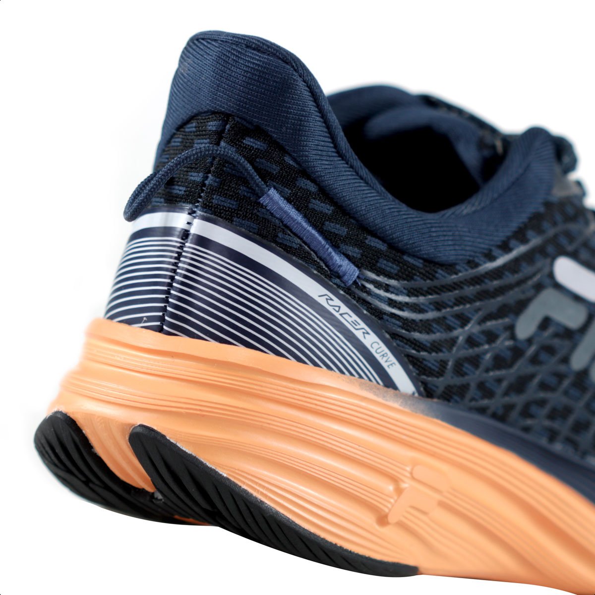 Tenis Fila Racer Curve Marinho e Laranja - Masculino Azul/Laranja 8