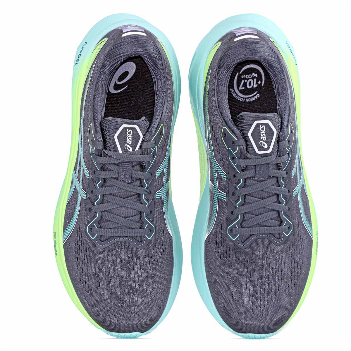 Tenis Asics Gel-Kayano 30 Cinza Verde e Azul - Masculino Cinza 5