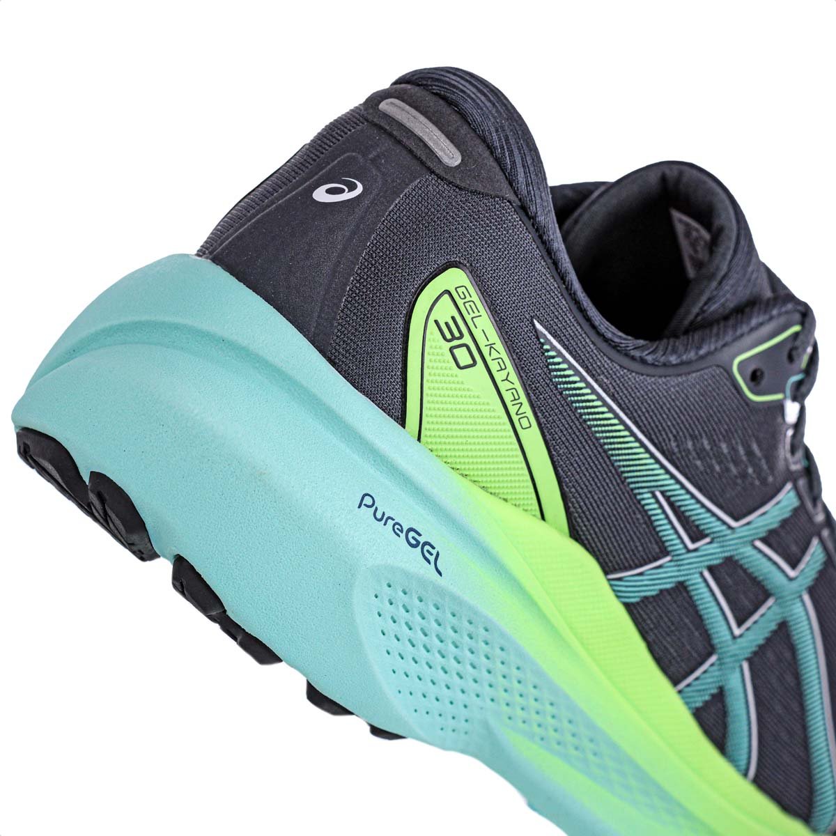 Tenis Asics Gel-Kayano 30 Cinza Verde e Azul - Masculino Cinza 8