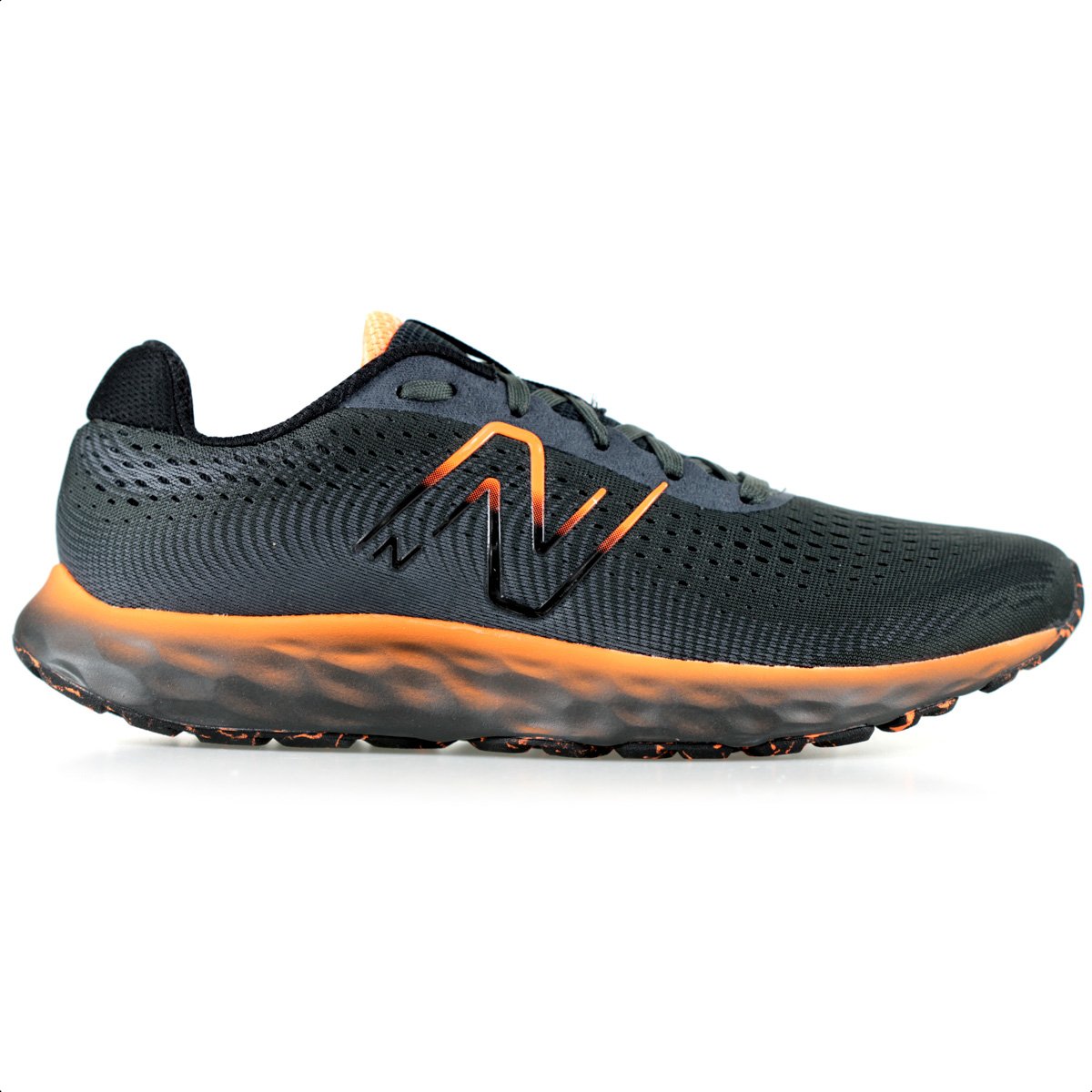 Tenis New Balance 520v8 Grafite e Laranja - Masculino