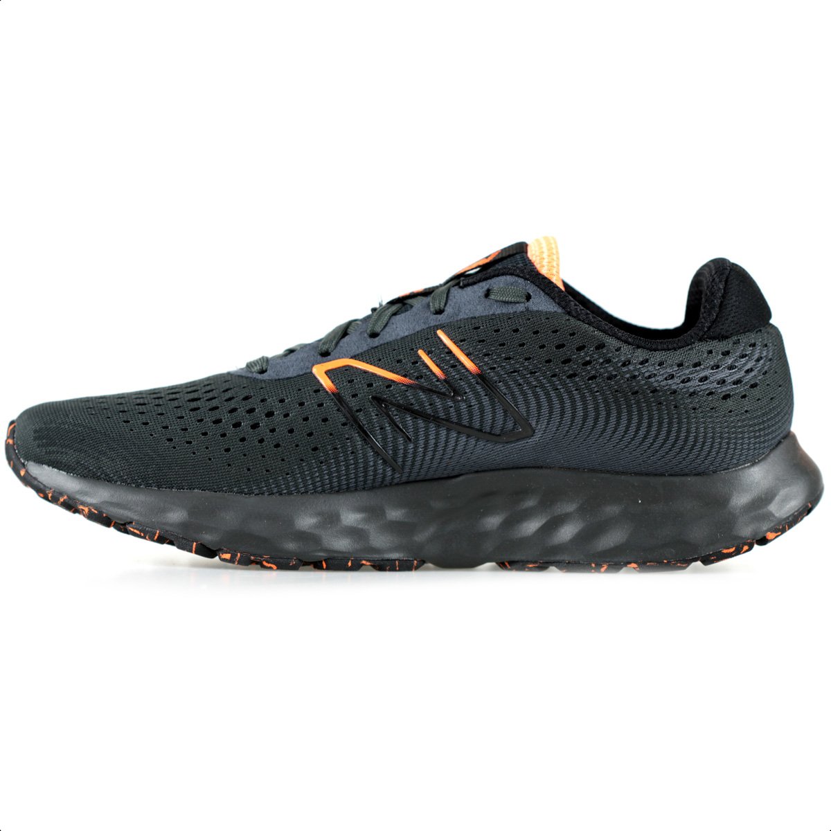 Tenis New Balance 520v8 Grafite e Laranja - Masculino Cinza/Laranja 2