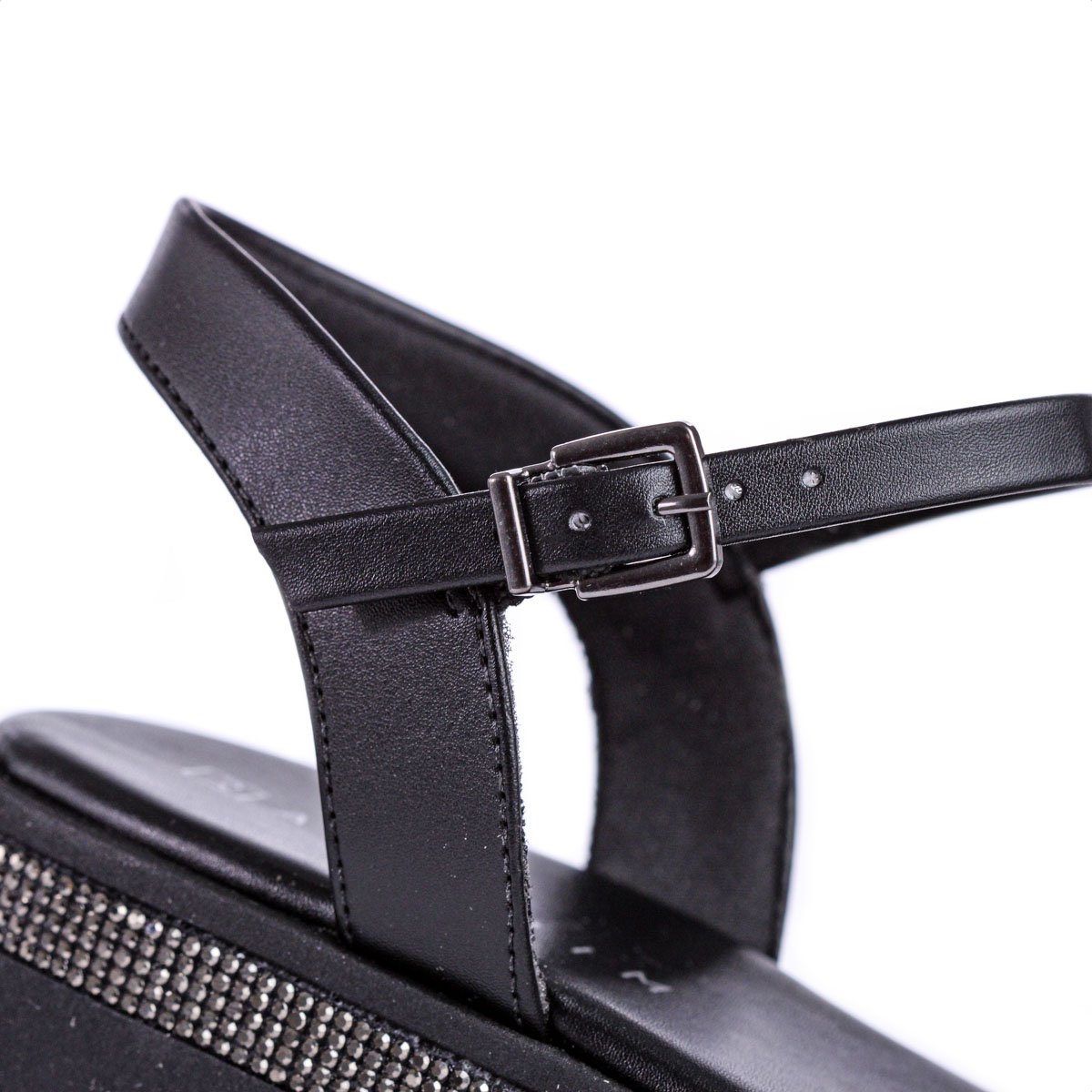 Sandalia Ramarim Anabela Preto Shine - Feminina Preto 11