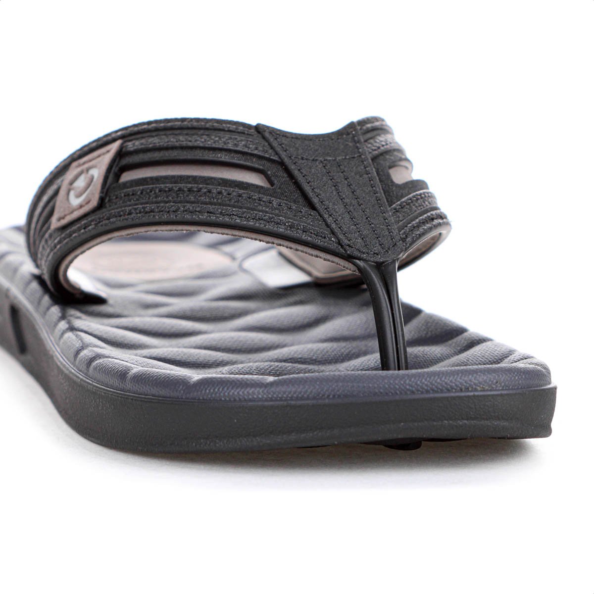 Chinelo Cartago Egeu IV Preto e Cinza Basalto - Masculino Preto 8