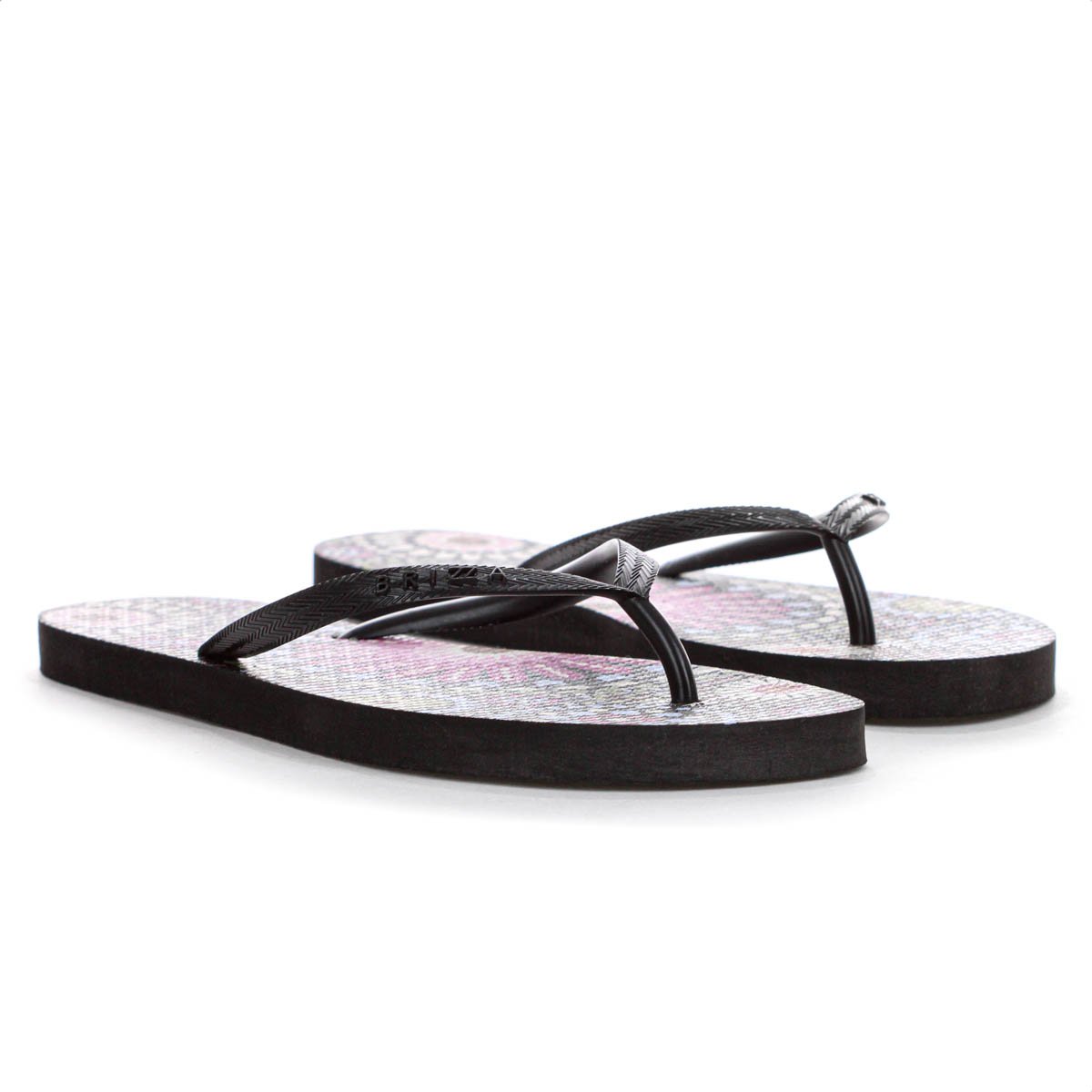 Chinelo Brizza Arezzo Estampa Color Preto - Feminino Preto 2