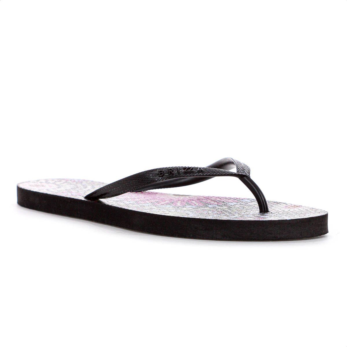 Chinelo Brizza Arezzo Estampa Color Preto - Feminino Preto 3