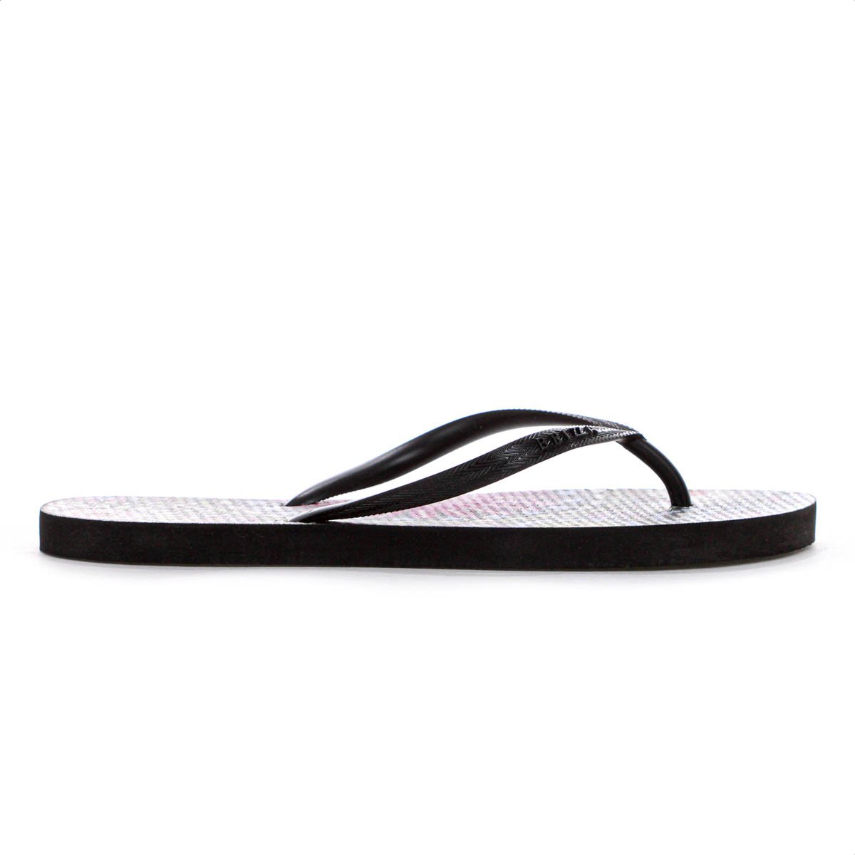 Chinelo Brizza Arezzo Estampa Color Preto - Feminino Preto 4