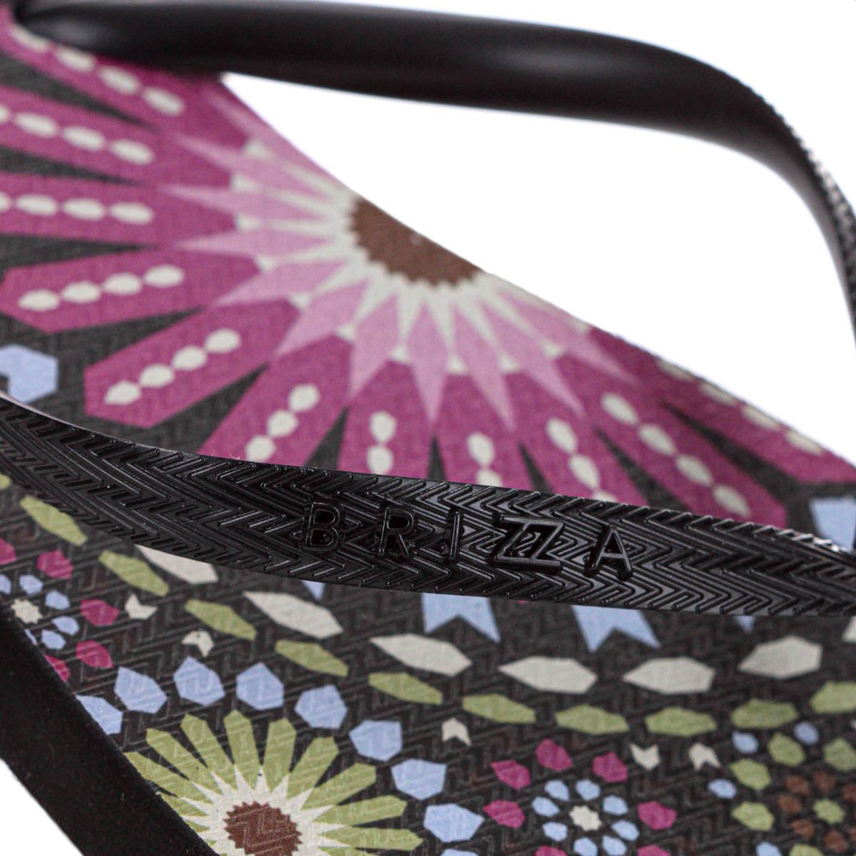 Chinelo Brizza Arezzo Estampa Color Preto - Feminino Preto 8