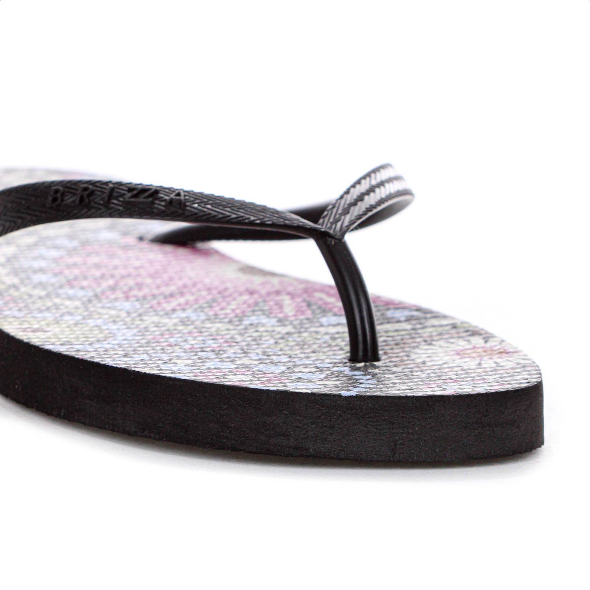 Chinelo Brizza Arezzo Estampa Color Preto - Feminino Preto 9