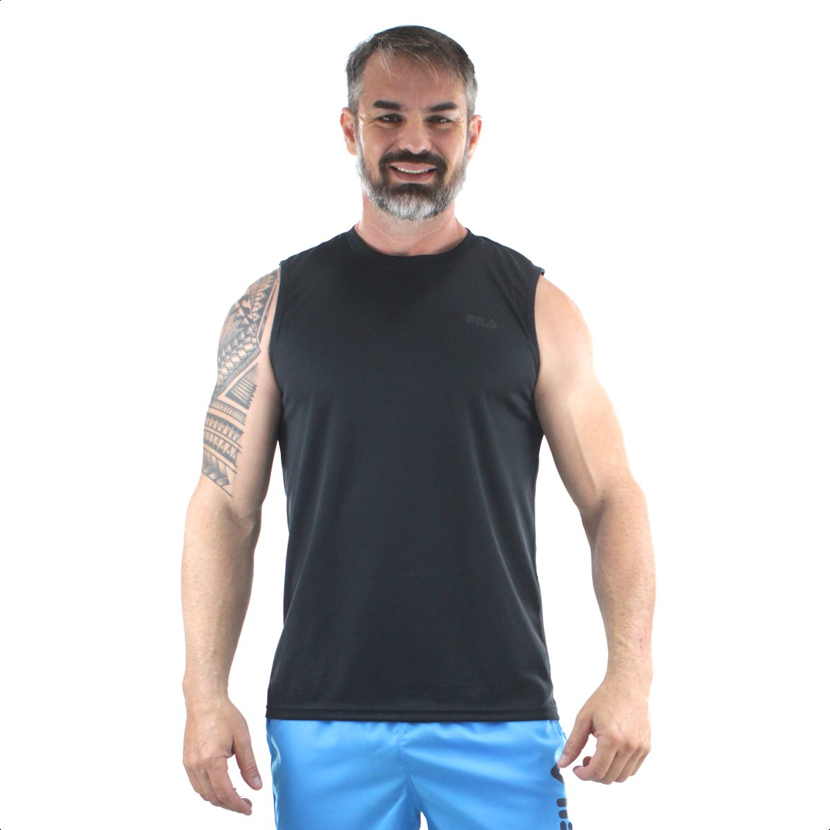 Regata Fila Myler Preta - Masculina